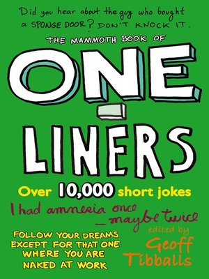 cover image of The Mammoth Book of One-Liners
